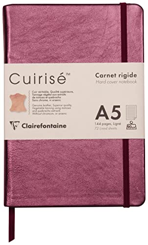 Carnet de notes A5 Clairefontaine cuir véritable pour ne plus perdre vos idées importantes