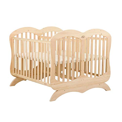 XY cuna Cuna Gemela Cuna Recién Nacida Madera Maciza Sin Ensanchamiento De Pintura for Aumentar La Cama De Costura Doble Cama De Bebé (Color : Beige)