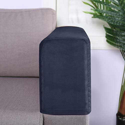 Garneck 2Pcs Armrest Covers Anti-Slip Sofa Arm Cover Slipcover Universal Furniture Protector Armchair Slipcovers(Navy)