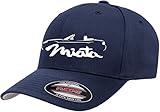 2010-15 Miata MX5 Sports Car Flexfit 6277 Athletic Baseball Fitted Hat Cap Navy L/XL
