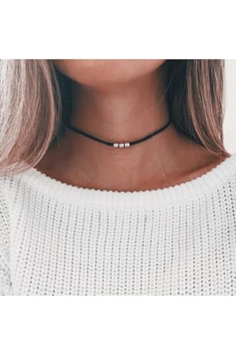 Choker Boyun Kolye, Siyah 14