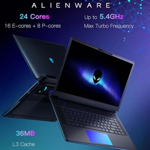 Image of Alienware 16-inch Area-51 Gaming Laptop - GeForce RTX 5080 16GB GDDR7, 16 inch 2.5K QHD+ 240Hz, Intel Ultra 9 275HX, RGB Lighting, Wi-Fi 7, Ai NPU, Win 11 Pro, w /Accessories (64GB DDR5, 8TB SSD)