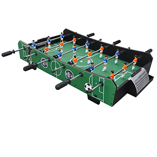 Kick Neo 40" Compact Mini Tabletop Foosball Table (Green/Black) #TOP25