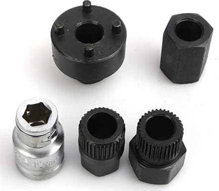 Breeze Shears 13 Pcs Alternator Pulley Service Decoupler Insert Bit Socket Set Tool Kit Car Pulley Removal Decoupling Puller 3
