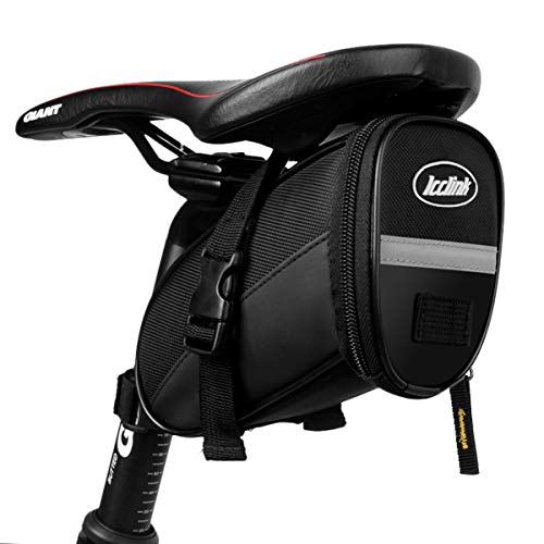 LC-dolida Sacoche de cadre étanche pour vélo avec capteur d'empreintes digitales, pare-soleil, protection contre la pluie pour GPS jusqu'à 6,5 pouces, noir mat