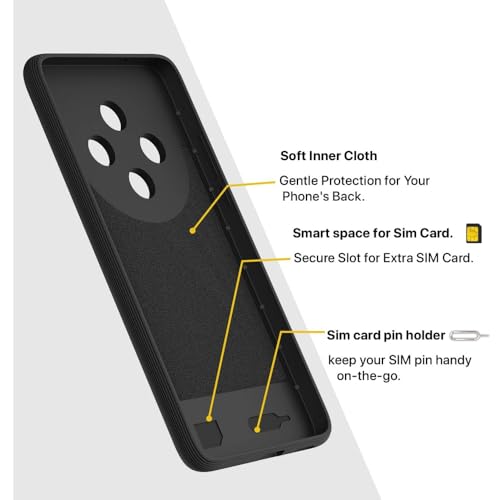 Image of Shockproof Case Compatible with Vivo X200T 5G / X200s 5G | Full Camera Protection | TPU Flexible Back Cover for Vivo X200T 5G / X200s 5G (Matte Black)