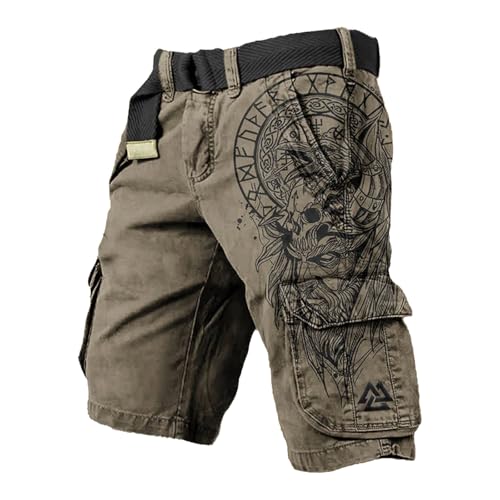 Short cargo homme avec multiples poches utilitaires pour le travail et le plein air
