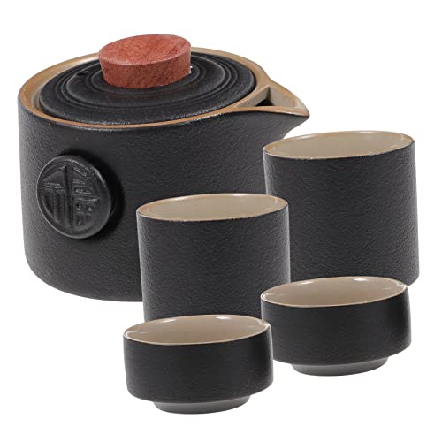 Alipis Tazas De Té De Cerámica De Té Decorativo Para Vajilla Para Casa y Viaje Tetera Portátil Con Bolsa Alipis Tazas De Té De Cerámica De Té Decorativo Para Vajilla Para Casa y Viaje Tetera Portátil Con Bolsa