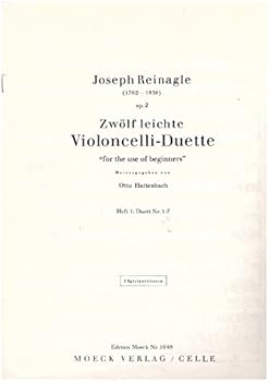 Paperback Zwolf Leichte Violoncelli-Duette "For the Use of Beginners" Heft 1: Duet Nr 17 Book