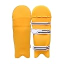 Raisons® Cricket Leg Guard Pad Skin - Cover/Outer Skin (1 Pair Yellow) gallery image