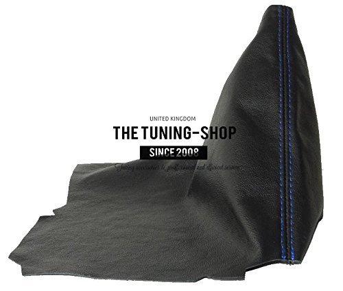 The Tuning-Shop Ltd For Toyota Gt-86 Subaru Brz 2012-2016 E Brake Boot Black Leather With Blue Stitching
