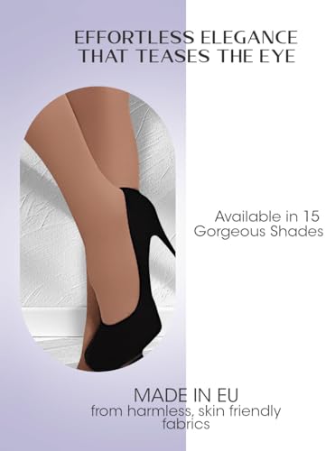 Image of Mila Marutti Opaque Thigh High Stockings for Women | Solid Color Thigh Highs | Colored Stockings for Garter Belts