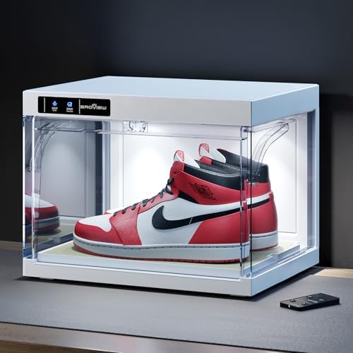 Amazon.com: BROVIEW Smart Shoe Display Box with Led Lights, Clear ...