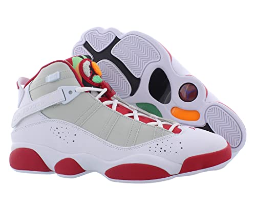 Nike Men's Shoes Jordan 6 Rings Hare DD5077-105 (Numeric_10) White/University Red2