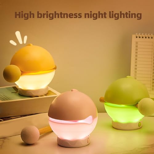 Lámpara de mesa de noche CHICIRIS, diseño pez de madera miniatura 5