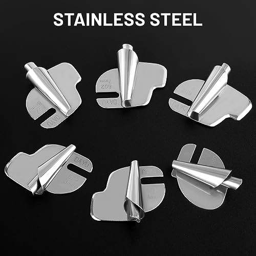 Kit de 6 Pies para Máquina de Coser Rolled Hemmer 3mm-8mm miniatura 6