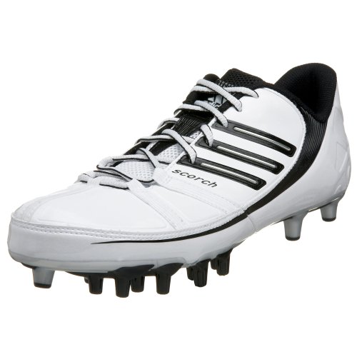 adidas Men's Scorch 9 Superfly Lo Football Cleat,White/Black/Silver,11.5 M