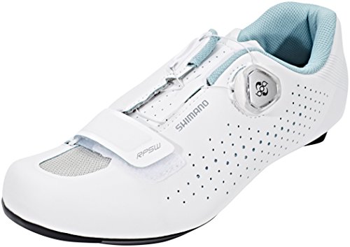 SHIMANO SHRP5PC390WW00 - Zapatillas Ciclismo, 39, Blanco, Mujer