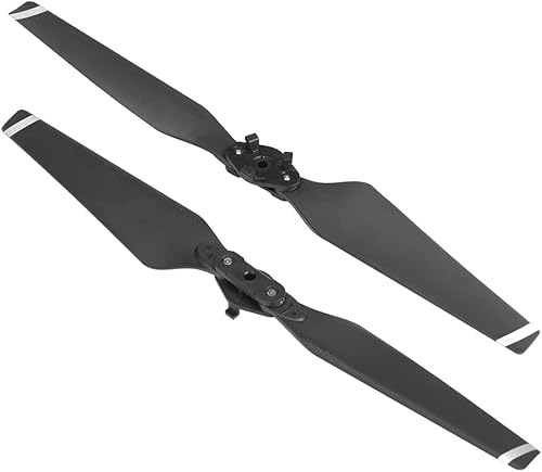 Miniatura 8 de Hélices de liberación rápida Plegable Drone Plástico Prop Blade para DJI Mavic Pro (Par de Borde Plateado)