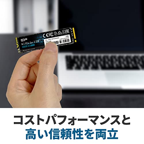 Silicon Power SSD 2TB 3D TLC NAND M.2 2280 PCIe 3.0 x 4 NVMe 1.3 P34A60 Series SP002TBP34A60M28 - Additional View