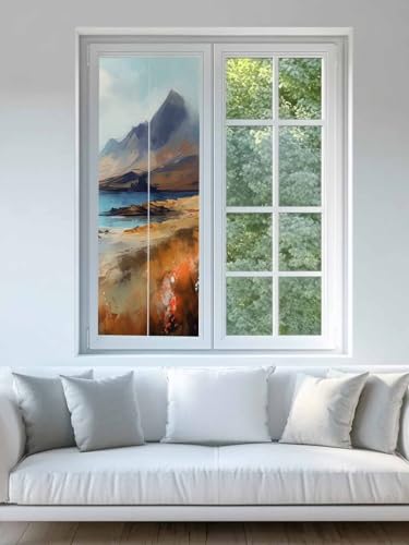 Película decorativa de privacidad para ventanas, 24x59in miniatura 6