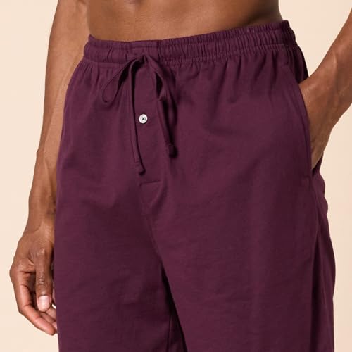 Image of Amazon Essentials Men's 9 inch Knit Pajama Shorts with Elastic Waist and Drawstring, Loungewear (Available in Big & Tall)