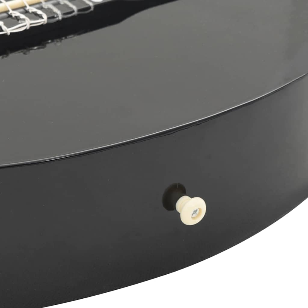 vidaXL Set Chitarra Western 12 pz con Equalizzatore e 6 Corde Chitarra Classica Strumenti Musicali Prodotti per Fare Musica Orchestra Nera