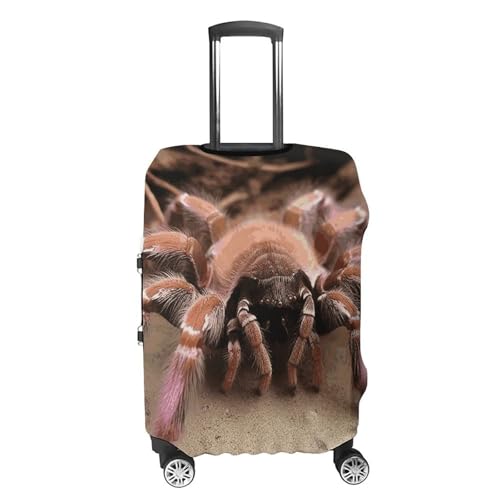 Large Mexican Pink Tarantula Luggage Cover, Washable Elastic Suitcase Cover Protector Fit 18-32 Inch Luggage4