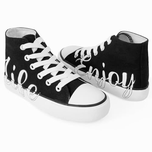 Kids Canvas Shoes Low Top and High Top Canvas Sneakers Lace-up Fashion Casual Shoes for Boys and Girls2