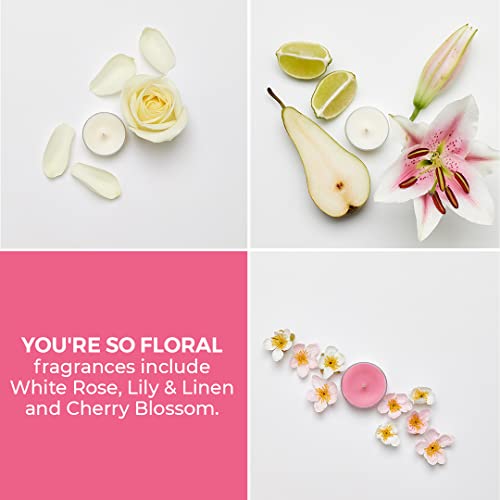 Partylite 12-Piece Tealight Sampler, Fragranced Tea Light Candles Gift Set (Pretty Floral) #TOP3