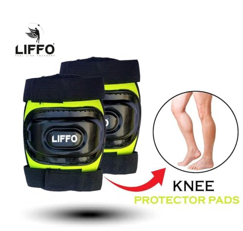 Image of Liffo Skating Guard Skating Kit Protective Skating Guard Kit for Skating, Cycling, Running for Kids,Boys,Girls,Men & Women (HSG) (Green, S)