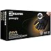 Produktbild Nitrilhandschuhe MERCATOR POWERGRIP Schwarz, Einmalhandschuhe, puderfreie Einweghandschuhe, Größe: L - 50 Stück, latexfrei 2x dickere Nitrilhandschuhe, Diamanttextur