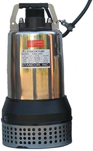 SSD-200/460/3 Avenger Series Submersible Dewatering (Center Line Discharge) Pump Model, 460V, 3 Phase, 2 hp, 2" or 3" Discharge, 50' Cable