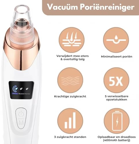Boncy Mee-eter Vacuüm – Comedonenlepel Set - View 4
