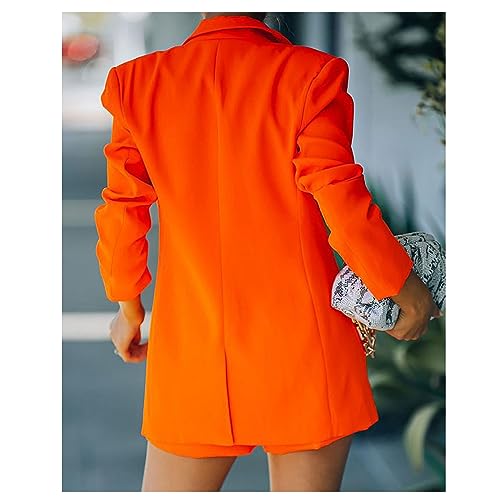 Letuwj Women's Top Shorts Suit Two Piece Set Casual Cardigan2