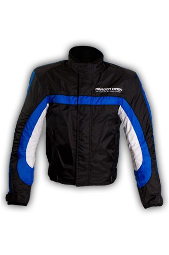 Dragon Rider Triforce Textile Motorcycle Jacket - Blue - XX-Large