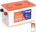 TEMGO 12.8V 460Ah LiFePO4 RV Battery with Self-Heating, Touchable Screen & APP Monitoring, Built-in 300A BMS, 5888Wh Usable Energy, 5000+ Cycles Lithium Battery for Camper, Solar, Off-Grid, Marine