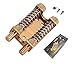 Floating Tremolo Bridge Stabilizer, Dual-Brass-Rod Trem Stopper Device with Mounting Screws,Arming Adjuster Works with Fender Electric Guitar Wilkinson Kahler and Ibanez