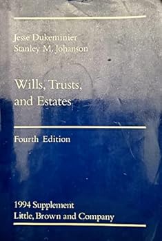 Paperback Wills, Trusts, and Estates: 1994 Supplement Book