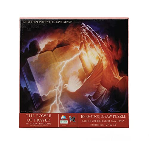 SUNSOUT INC - The Power of Prayer - 1000 pc Large Pieces Jigsaw Puzzle by Artist: Danny Hahlbohm - Finished Size 27