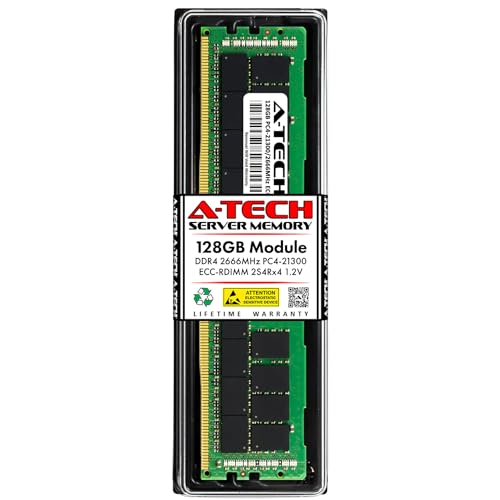 Amazon.co.jp: A-Tech 128GB DDR4 2666MHz PC4-21300 ECC RDIMM 3DS