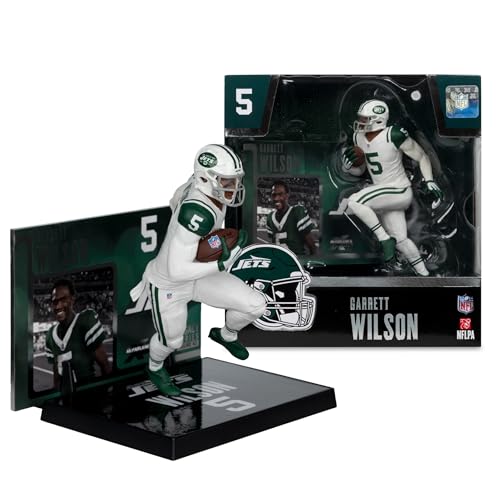 Garrett Wilson New York Jets NFL Figurine McFarlane 17,8 cm haute fidélité