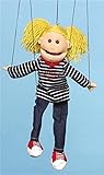 Sunny Caucasian Girl Blonde Hair Marionette Puppet