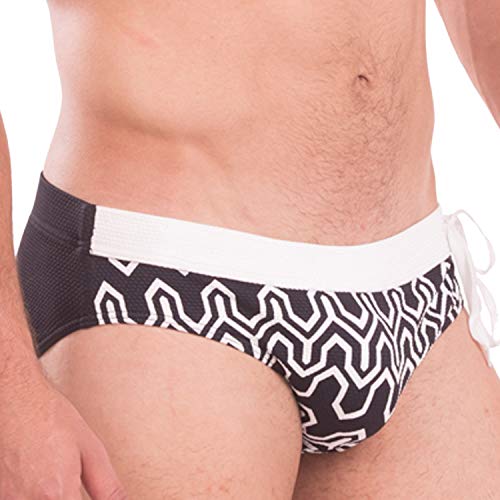 Taddlee Sexy Swimwear Men Swimsuits Swimming Surf Boxer Briefs Trunks Shorts Pad Blue