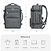 WANDF Travel Backpack For Spirit Airlines Personal Item Bag 18x14x8 with Wet Pocket, 17 Inch Laptop Backpack for Men Women（Grey）