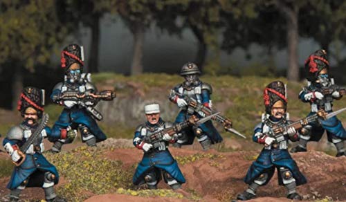 Wargames Atlantic Death Fields Les Grognards (24 figurines en plastique rigide multi-parties de 28 mm)