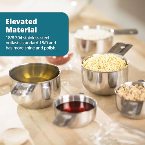 Morgenhaan Stainless Steel Measuring Cups And Spoons Set thumb #2