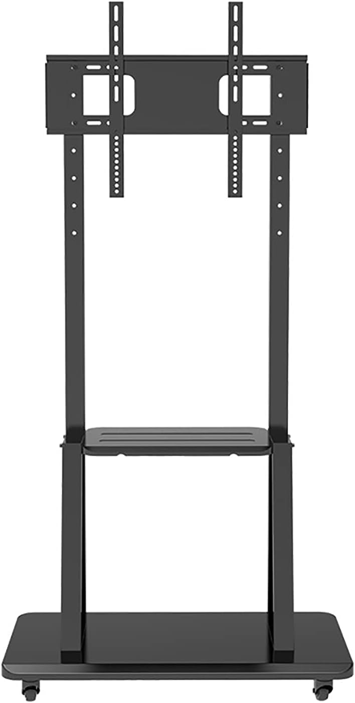 OLSKFUH Mobile Tv Stand, Rolling Tv Stand, Mobile Tv Cart, Mobile Floor-Standing Tv Cart Rack Bracket, Suitable For 32-70, 75-110 Inch Tv Flat Panel Weighing Up To 300Kg,