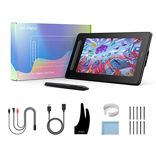 Xp-Pen Xppen 10 Inch Drawing Tablet Artist 10 2Nd,Computer Graphics Tablet With X3 Stylus,Digital Drawing Pad With 8192 Levels Pressure Sensitive & 6 Shortcut Keys,Designed For Pc,Laptop,Android thumb #6