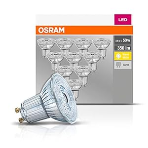 Osram Base PAR16 Led-reflectorlamp met GU10-fitting, 4,3 W, 10 stuks